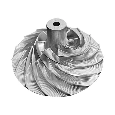 Cnc obdelovalno turbinsko kolo iz titana